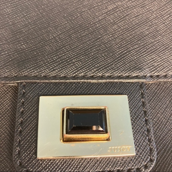 JUICY COUTURE Mini Crossbody Saffiano Textured Leather Part Chain Strap Bag - Picture 9 of 9